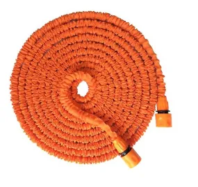 25ft orange 25ft-100ft Expandable Flexible Garden Hose Water Pipe With Spray Gun AZ23026