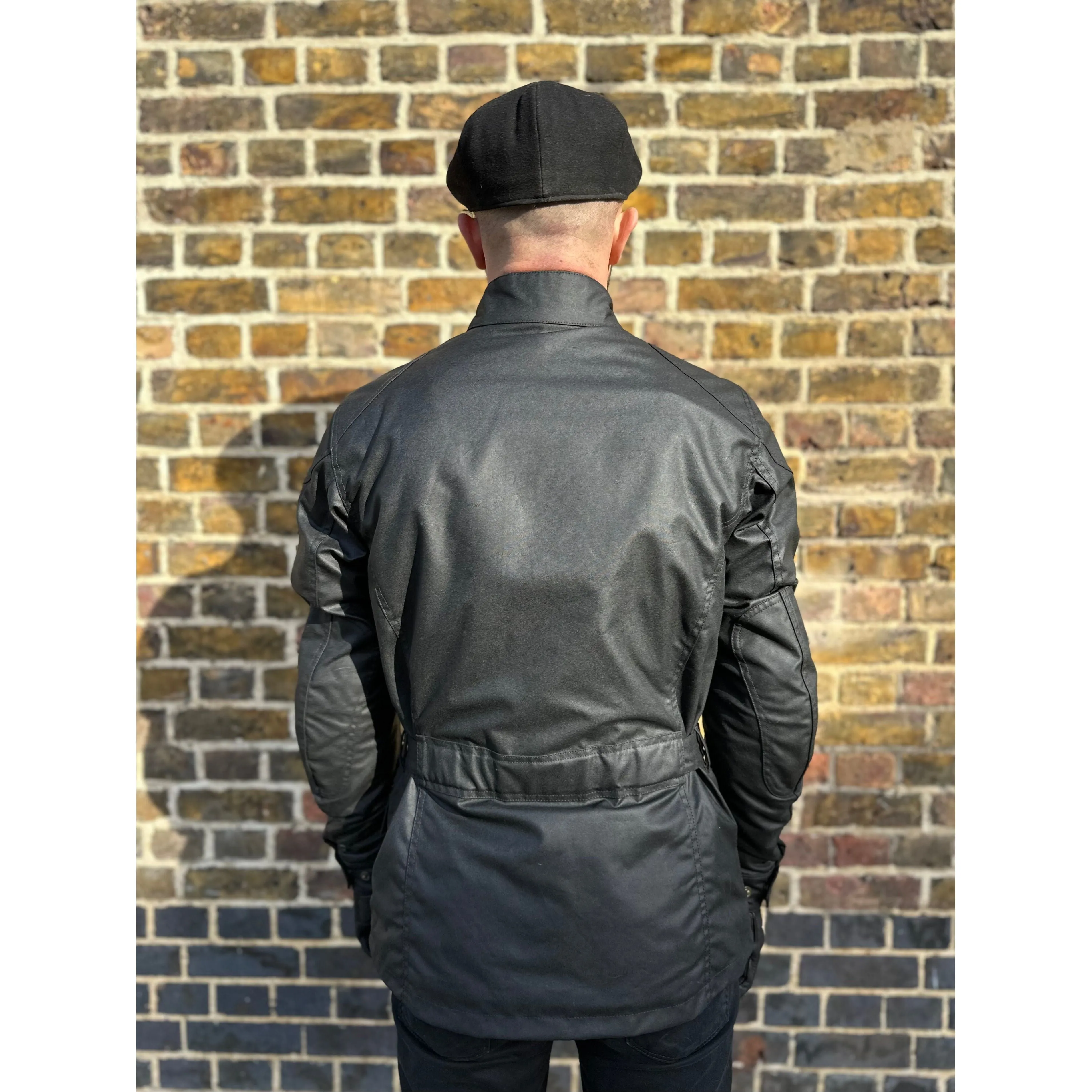 Belstaff - Crosby  Motorcycle Waxed Cotton Black - Jacket