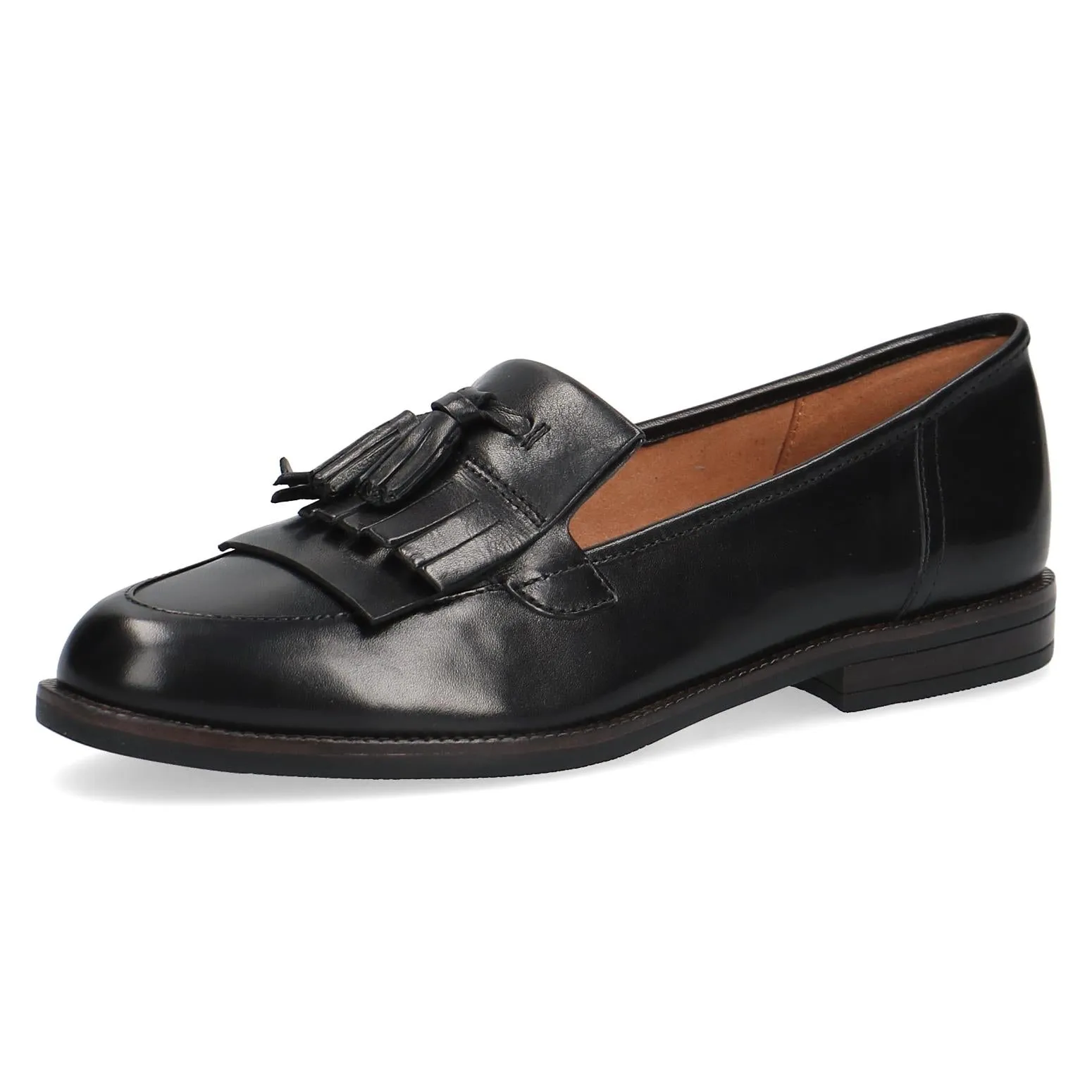 Caprice Ladies Fringe Trim Classic Loafer