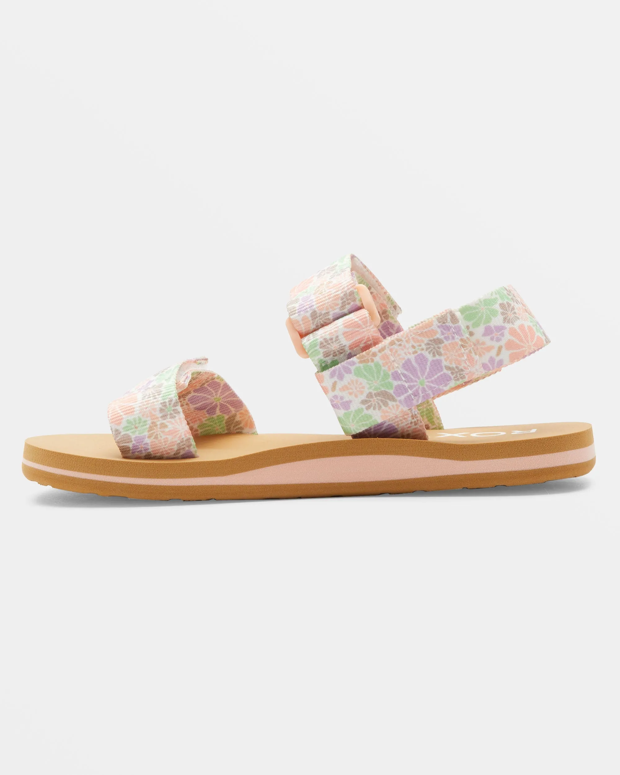 Girls 4-16 Roxy Cage Sandals - Multi 2