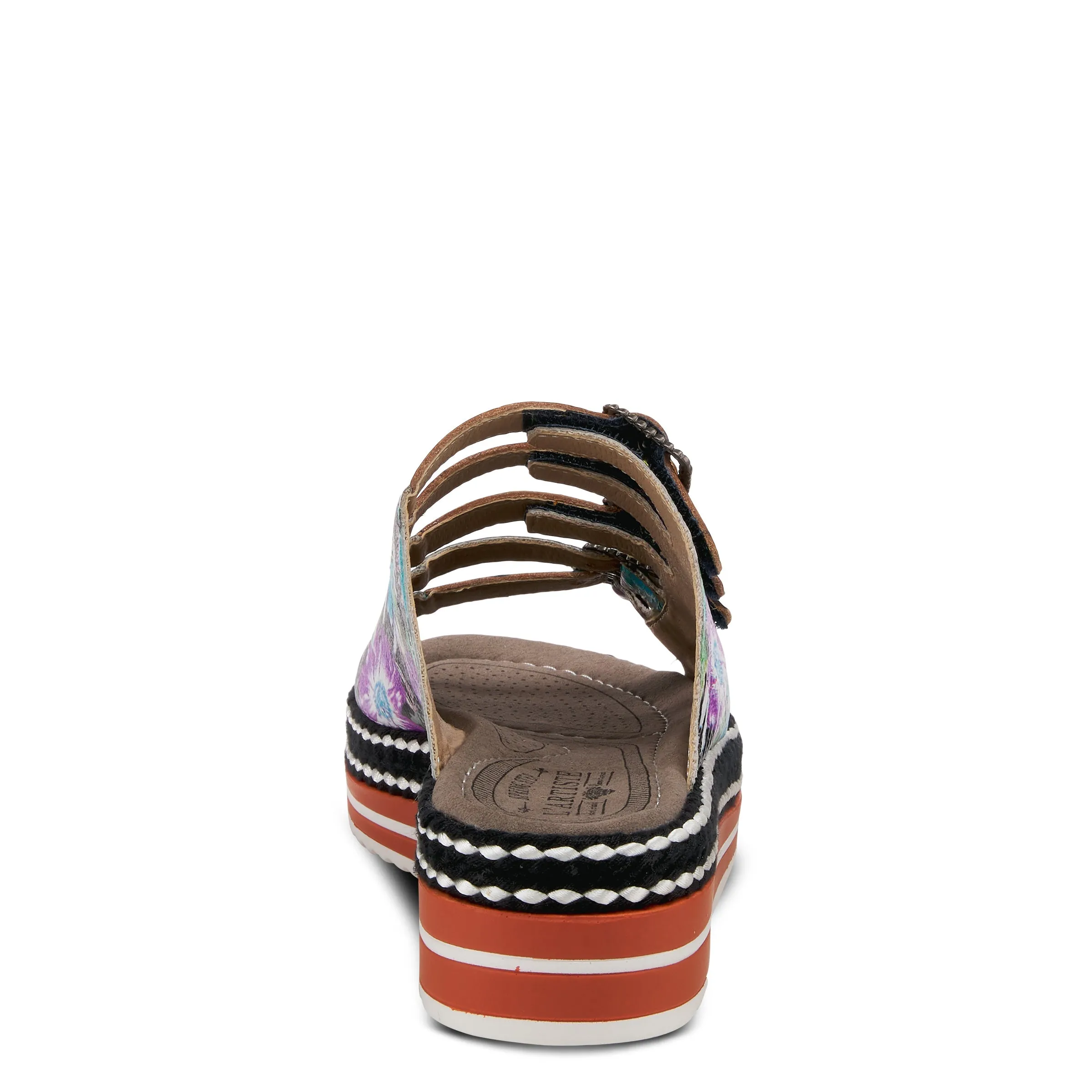 L'ARTISTE ZAZZERA SLIDE SANDALS