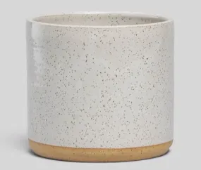 Norden 7" Planter - White Speckle