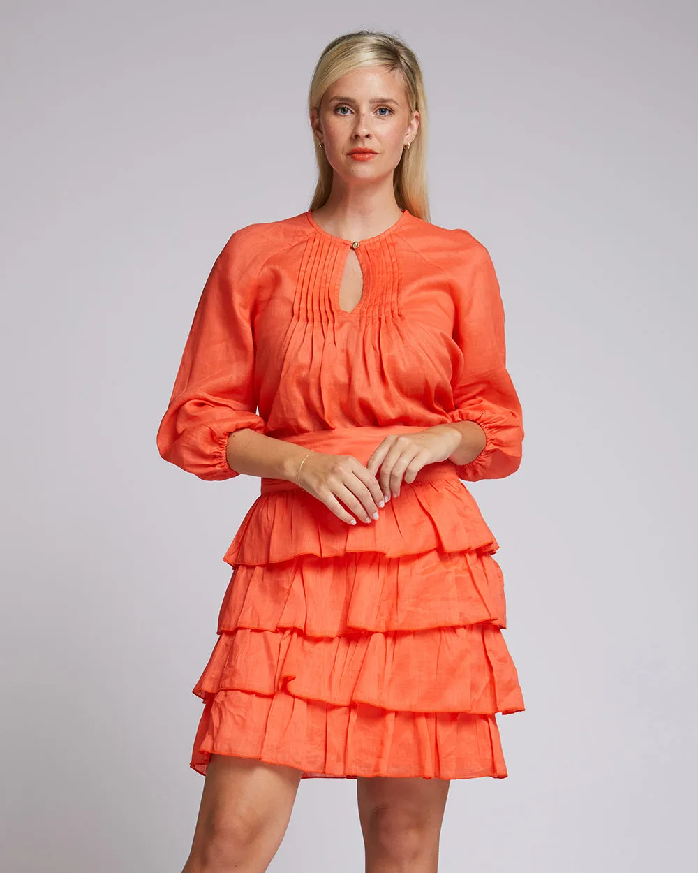 Olivia Skirt - Tangerine